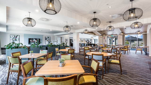 Ashford Retirement Village Community Lounge and Dining Area