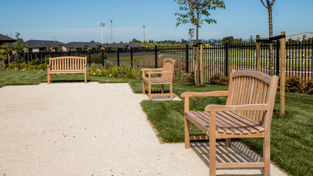 Outside Bench Area Foxbridge