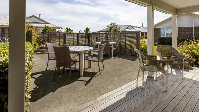 Longwood Retirement Village _ community deck