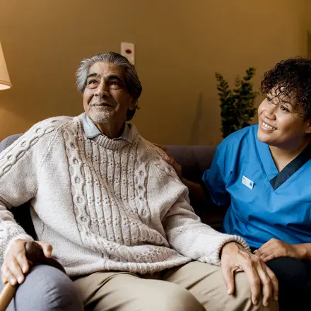 Customer with Dementia in Bupa