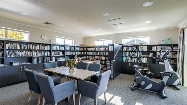 St Kilda Retirement Village Communal Library