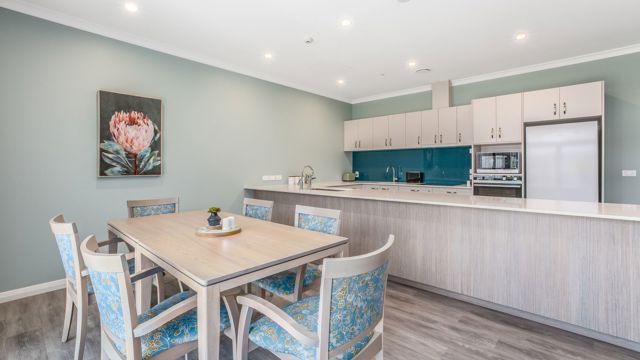 Bupa Riverstone Retirement Village Serviced Apartment Communal Kitchen