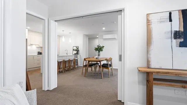 Ruataniwha apartment - dinning and kitchen 