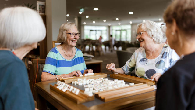 Crofton Downs Residents Playing Games