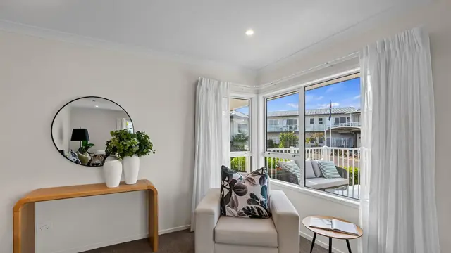 Remuera _ Villa 21 _ chair in bedroom