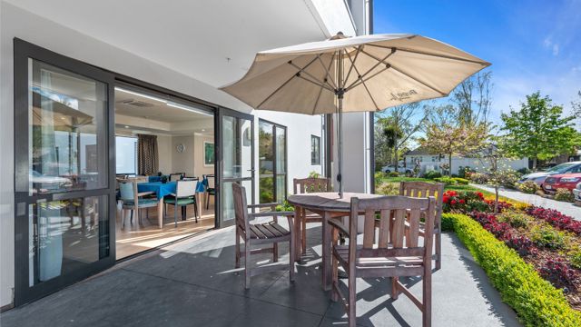 Patio of Parkstone Aged Care Home