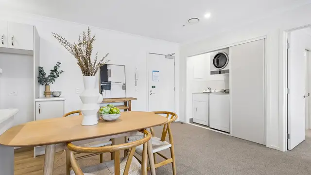 Cashmere View - Apartment 306 - dining and laundry closet 