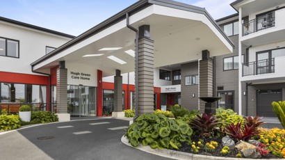 Hugh Green retirmement village facade