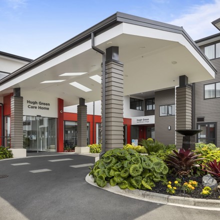 Hugh Green retirmement village facade