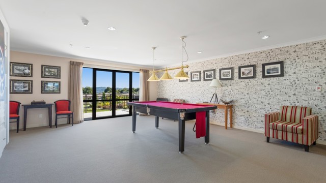 Pool Table Liston Heights Retirement Village