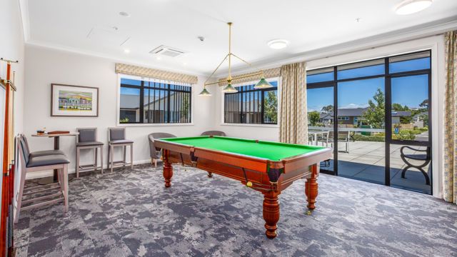 Bupa Riverstone Retirement Village Communal Pool Table
