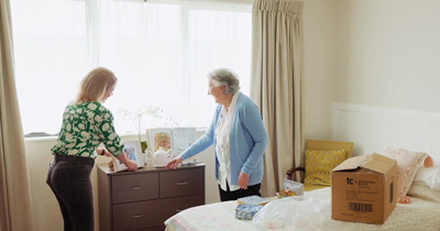 Getting ready to move into a care home