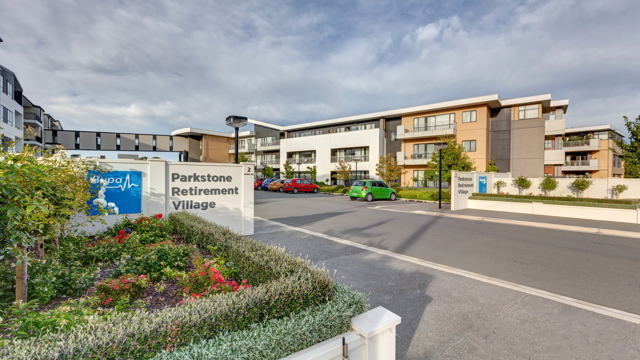 Exterior Front Sign Parkstone Retirement Village 