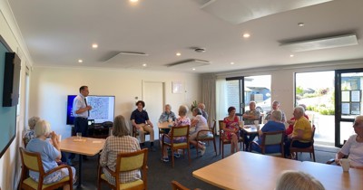 Bus stop Tikipunga Whangarei meeting