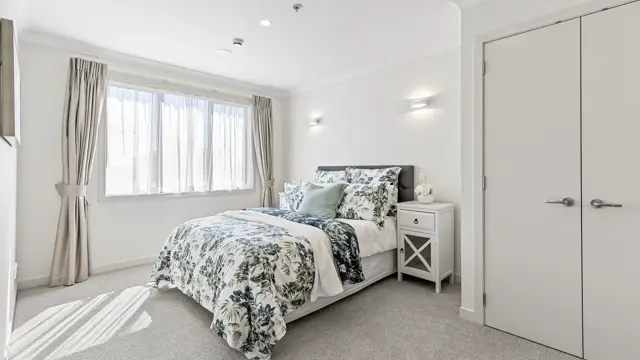 New Lynn apartment bedroom