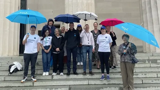 Walking for bupa healthy cities