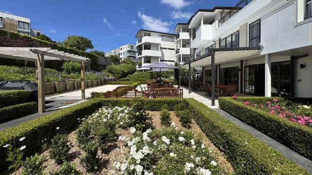 Building exterior and gardens