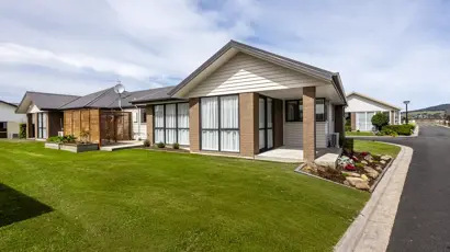 Longwood Retirement Village _ Villa exterior and garden 