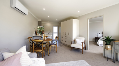 The Gardens Retirement Village Apartment Living Room