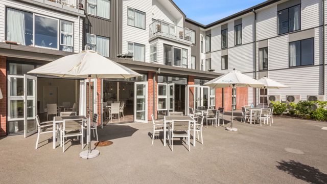 Bupa Fergusson Retirement Village Outdoor Area