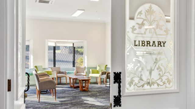 Shared Common Area and Library Te Puke Retirement Village
