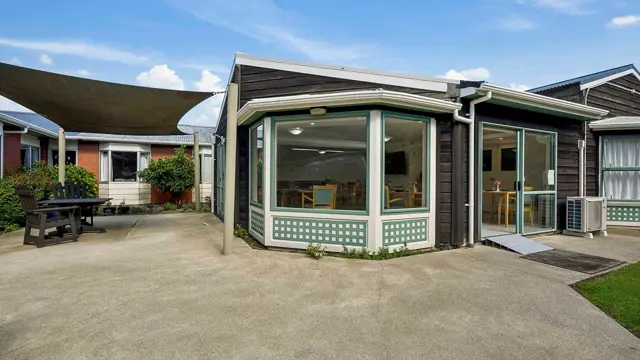 Bupa Winara Care Home - outdoor seating 