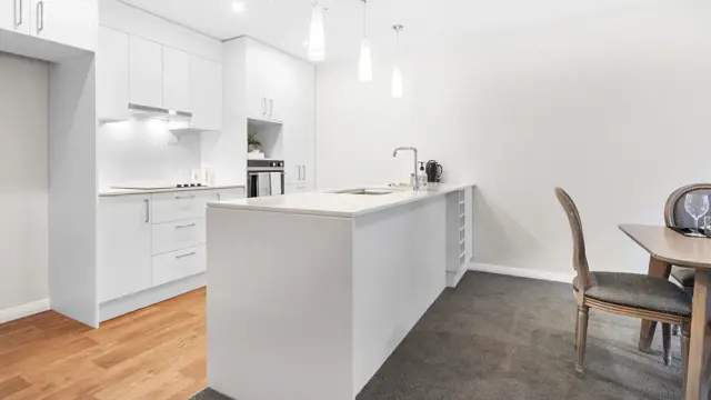 Ōtākaro Apt - kitchen 