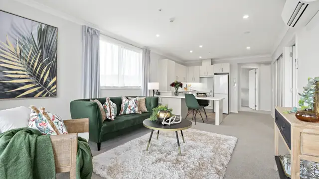 Apt 407 - Living and kitchen 