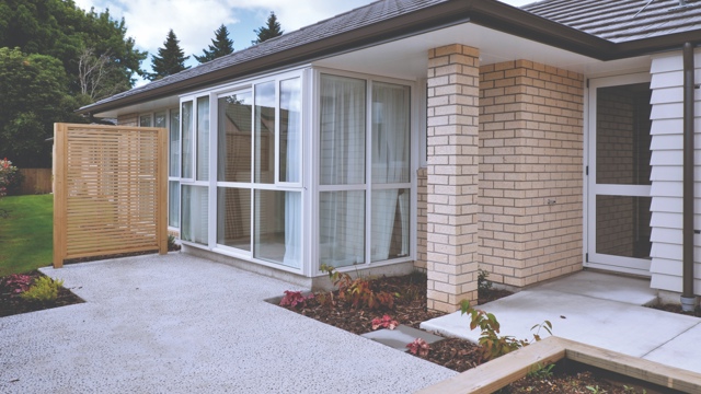 The Gardens Retirement Village Villa Entrance Exterior 