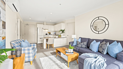 Living Room and Kitchen