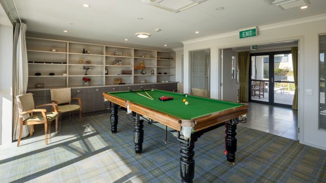 St Andrews Bupa Retirement Village Pool Table
