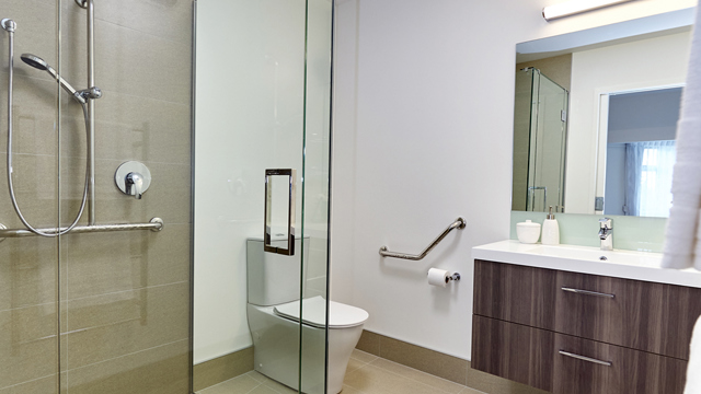 Bathroom View Cedar Manor