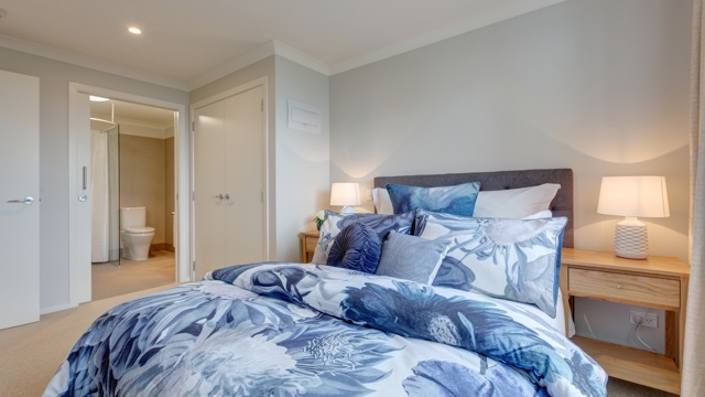 Hugh green apartment view