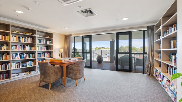 Library Cashmere View Retirement Village