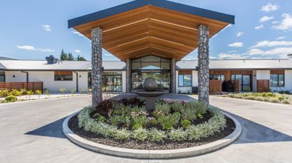 Entrance of Riverstone retirement village