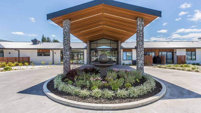 Entrance of Riverstone retirement village