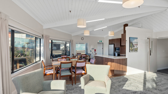 Liston Heights - serviced apartment community lounge and kitchen 