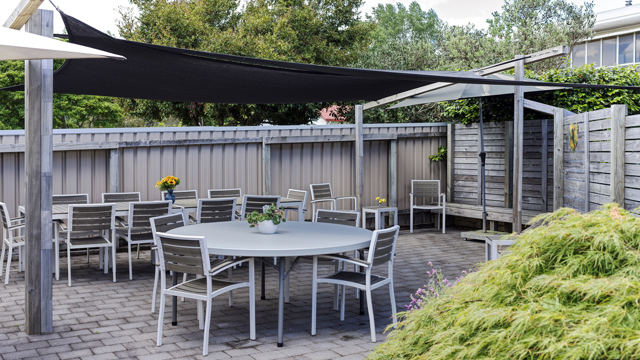 The Gardens Retirement Village Outdoor Seating