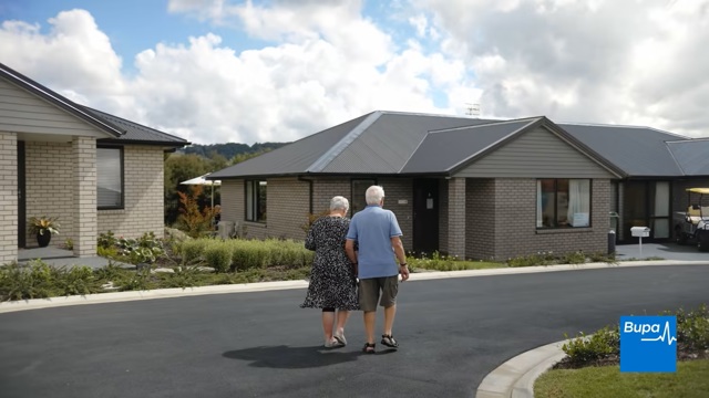 Ian and Bev at Totara retirement Village